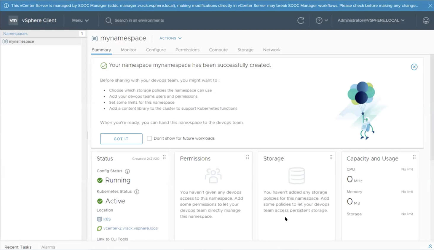 Kubernetes Namespace